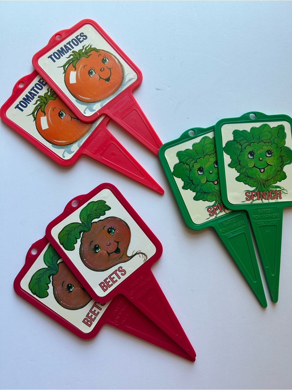 Vintage Plastic Garden Markers